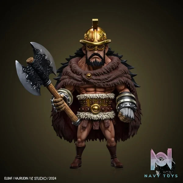 YZ Studio - One Piece Giant Warrior Pirates 9 New Giant Warrior Pirates Hajrudin resin statue Navy Toys anime figure