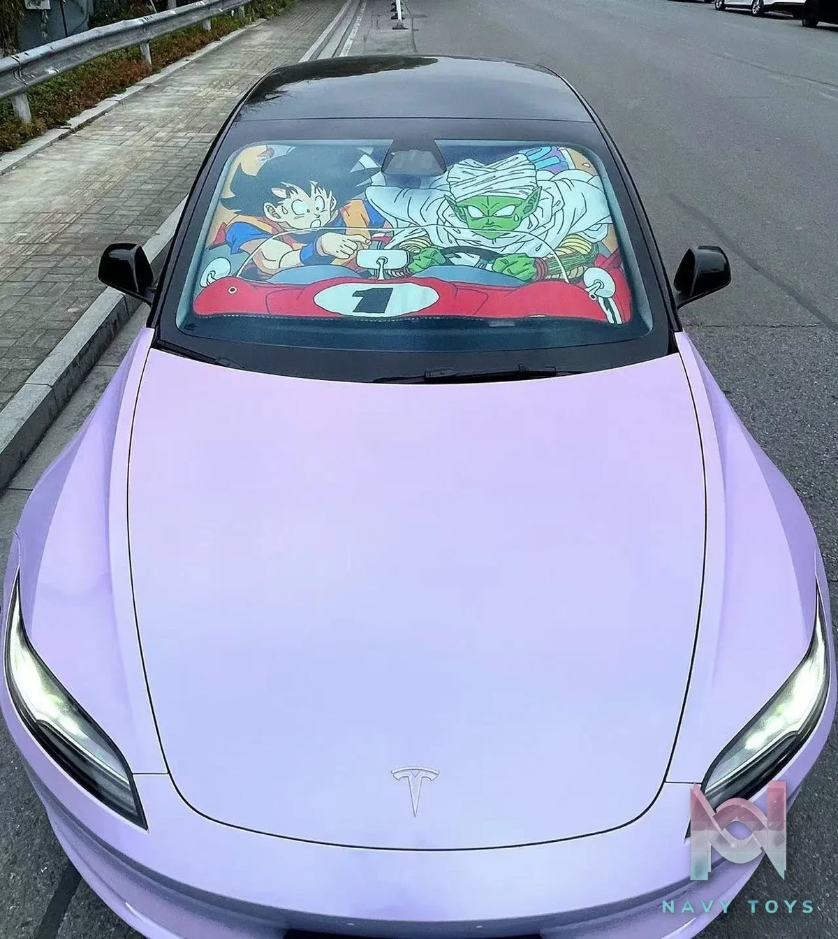 Plover Studio – Dragon Ball Son Goku & Piccolo & Kaioshin Car Sunshade