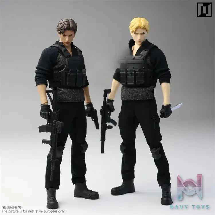 Mirrfig – MF002 Male Body 1/12 X Accessory Set (Licensed)