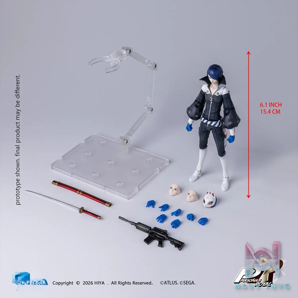Hiya Toys – Persona 5 Royal Exquisite Basic Fox 1/12 Scale Action Figure EBP0380 (Licensed)