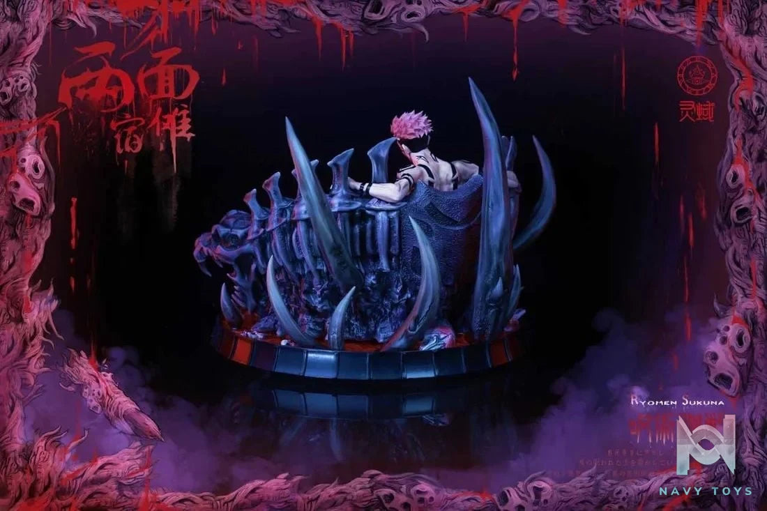 Ryomen Sukuna resin statue LingYun Studio anime figure