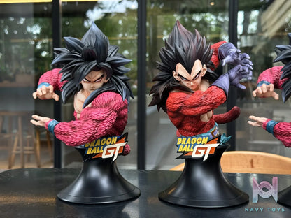 Ru Yun Studio – Super Saiyan 4 Goku Vegeta Bust