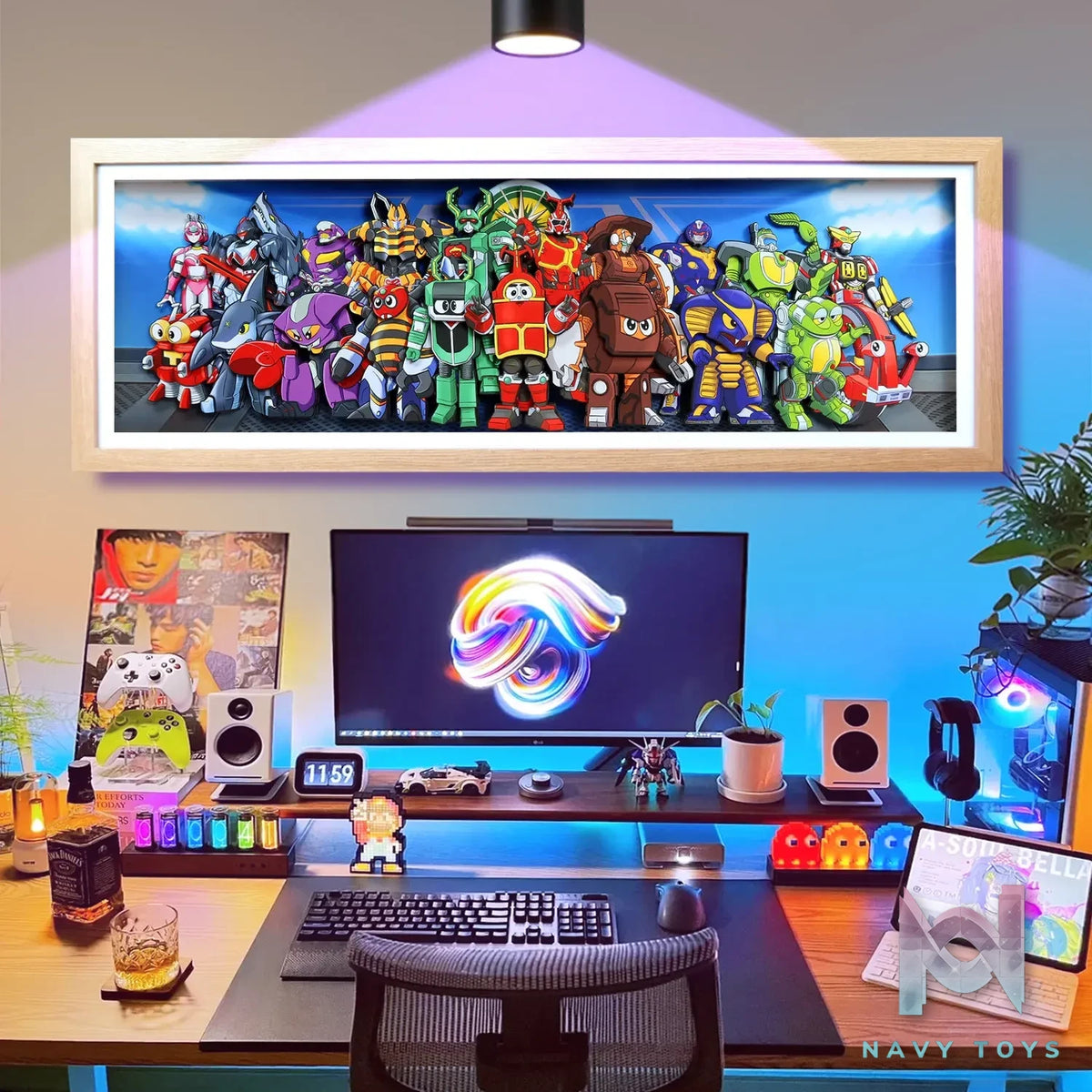 KALA HOME Studio – B-Robo Kabutack Multiple Characters 3D Decorative Painting B-Robo Kabutack