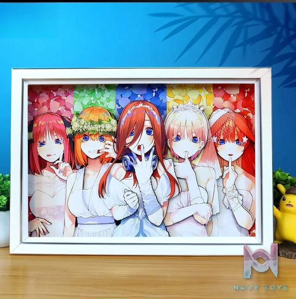 KALA HOME Studio – The Quintessential Quintuplets Multiple Characters 3D Decorative Painting The Quintessential Quintuplets