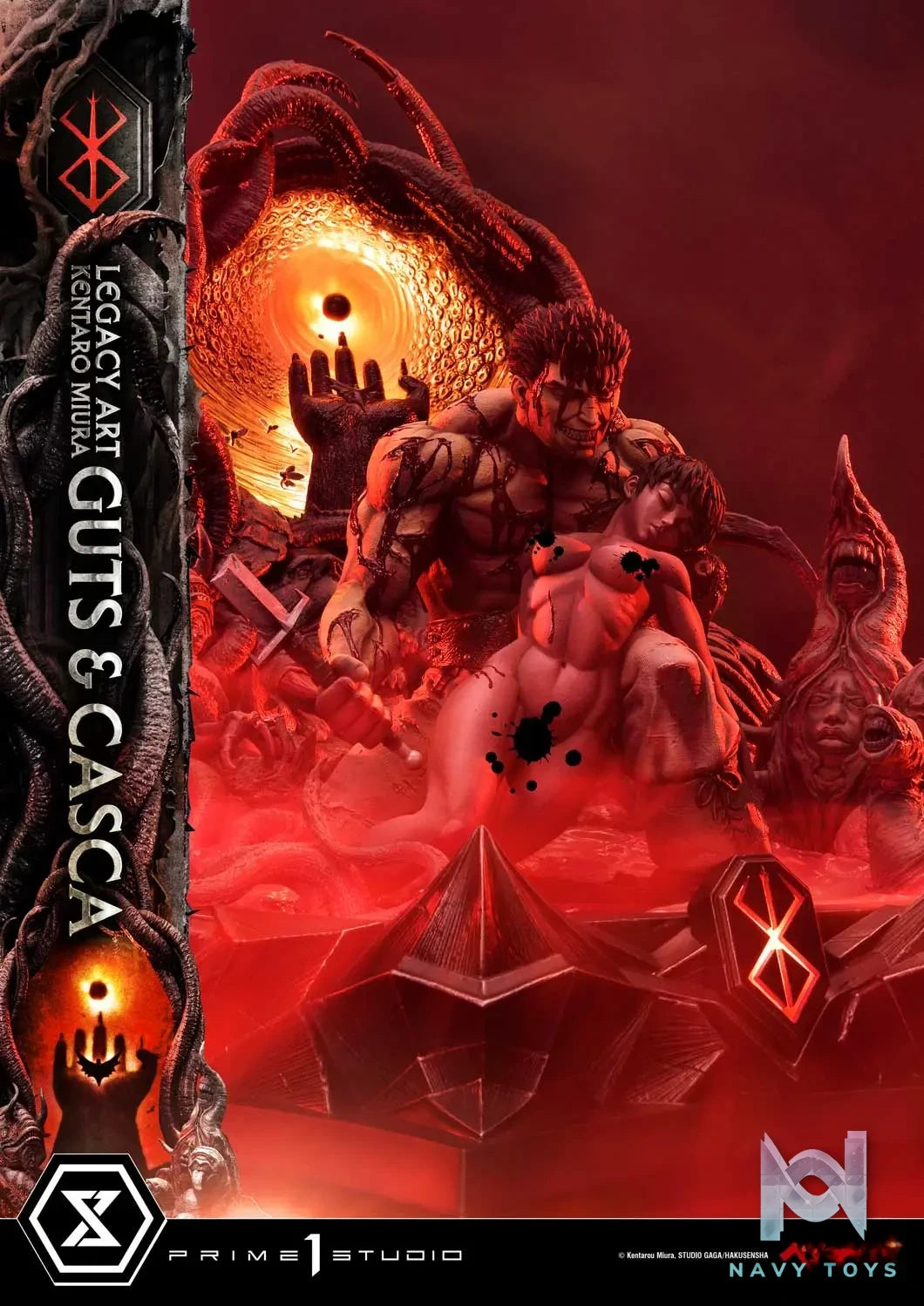 Prime 1 Studio – Legacy Art “Kentaro Miura” Berserk Guts & Casca LABR-03 LABR-03S