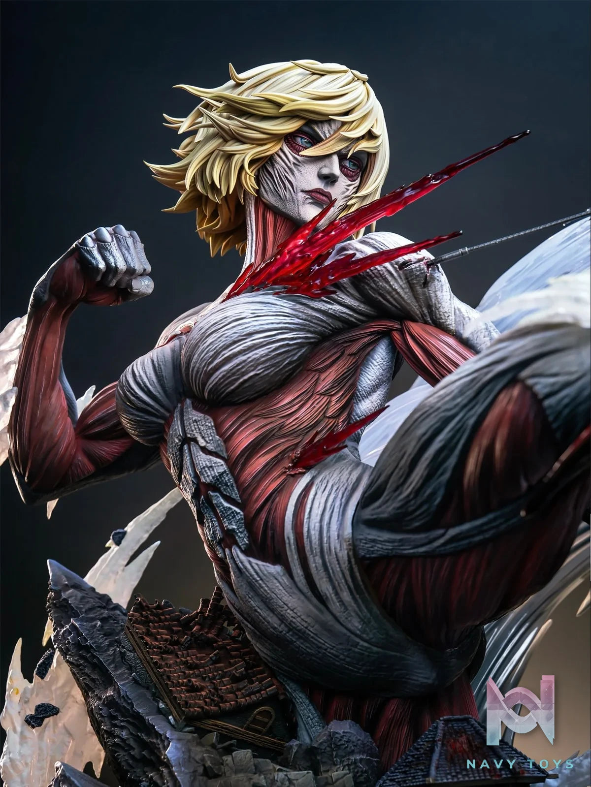 Mikasa vs Female Titan - Attack on Titan - Hertz Studio resin statue Hertz studio anime figure
