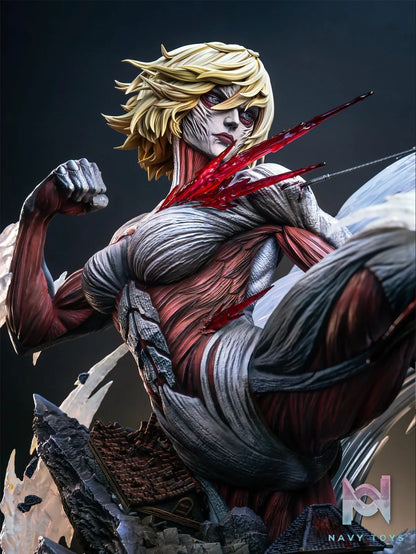 Mikasa vs Female Titan - Attack on Titan - Hertz Studio resin statue Hertz studio anime figure