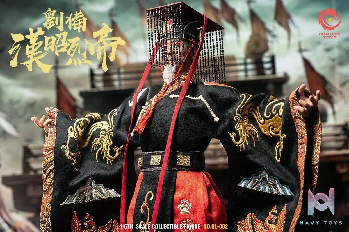 QIANLONG TOYS – Original 1/6th Scale Liu Bei (Embroidered Imperial Edition) Action Figure #QL-002 (Licensed)