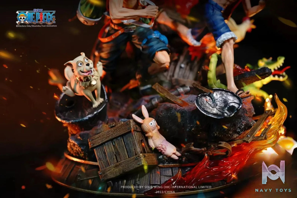 Soul Wing Studio – One Piece Fetters – Monkey D. Luffy & Portgas D. Ace & Sabo (Licensed)