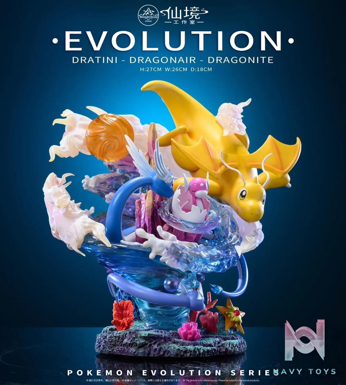 Wonderland Studio - Pokemon - Dragonite Family resin statue Wonderland Studio anime figure