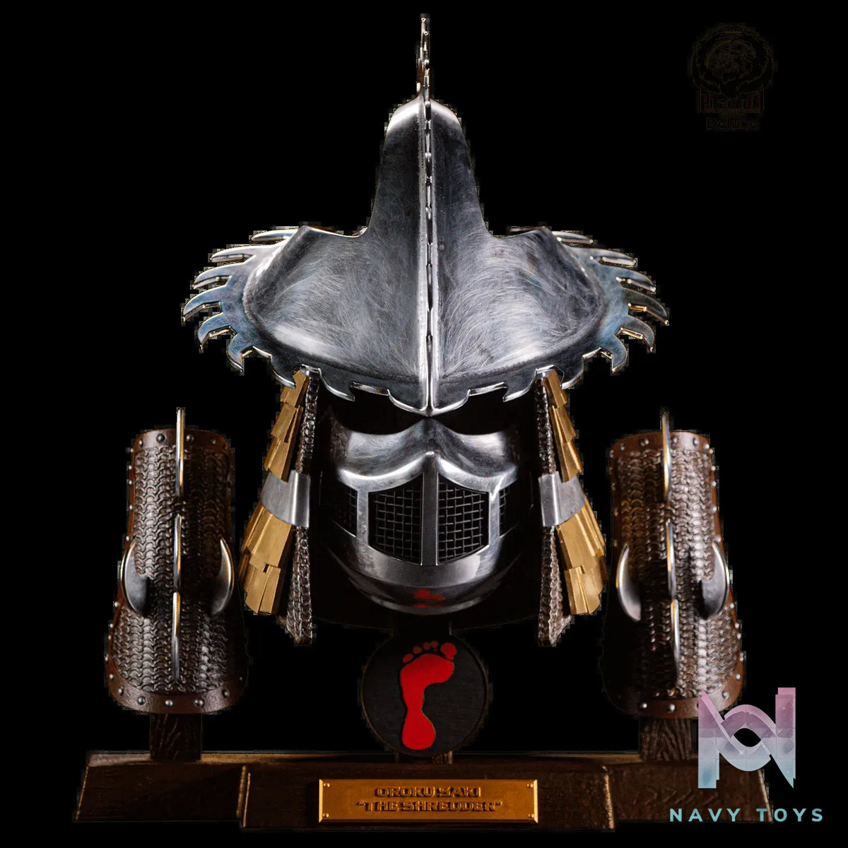 Premium Collectibles studio – Shredder Life-Sized Stainless Steel Armor Set (Licensed)
