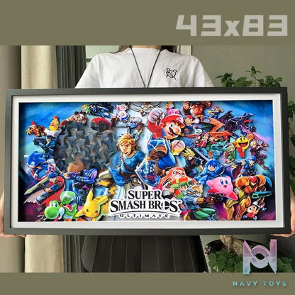 KALA HOME Studio – Super Smash Bros 3D Decorative Painting Super Mario