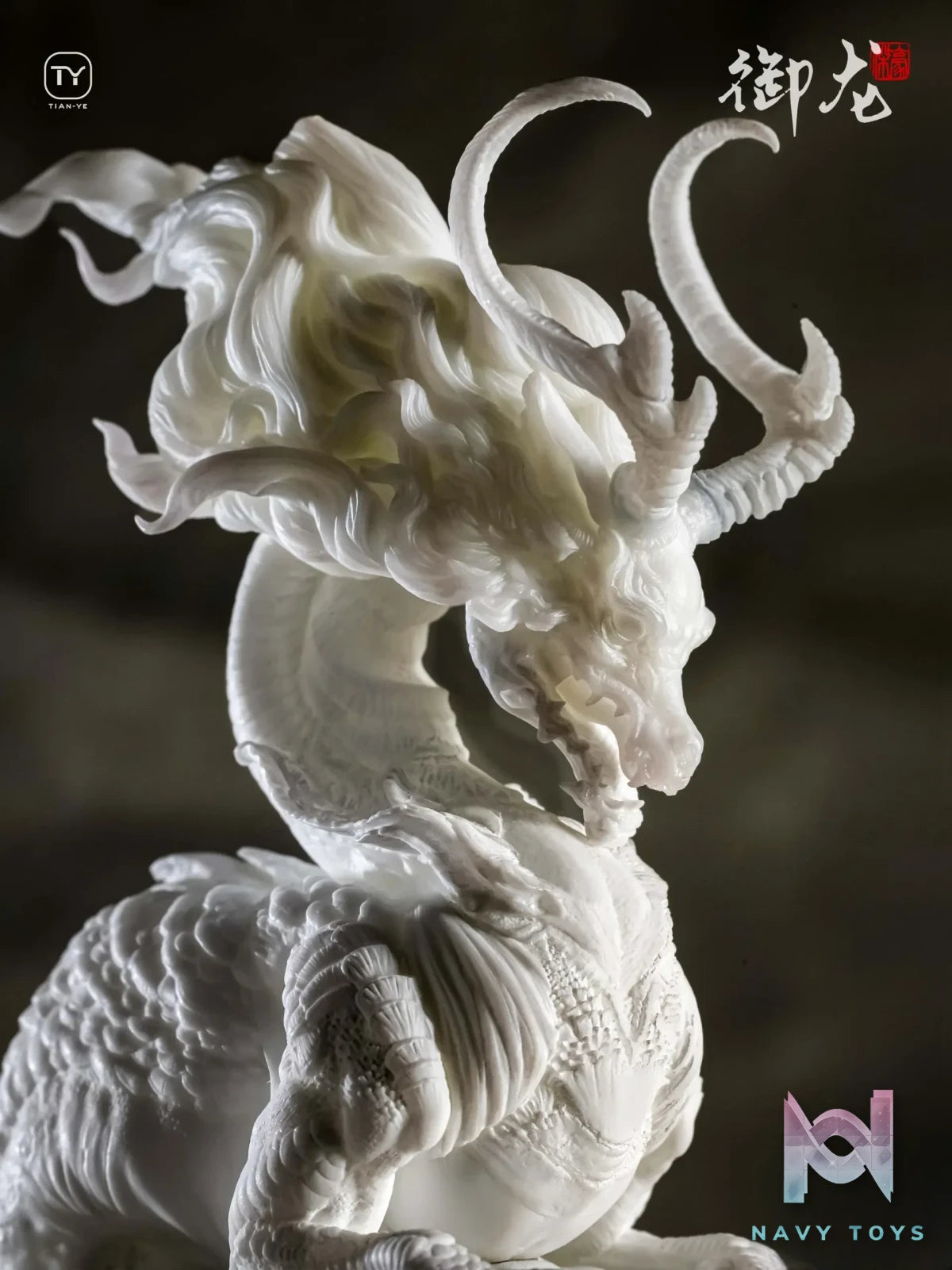Tian Ye Studio – Original Dragon Seal·loong White Mold (Licensed)