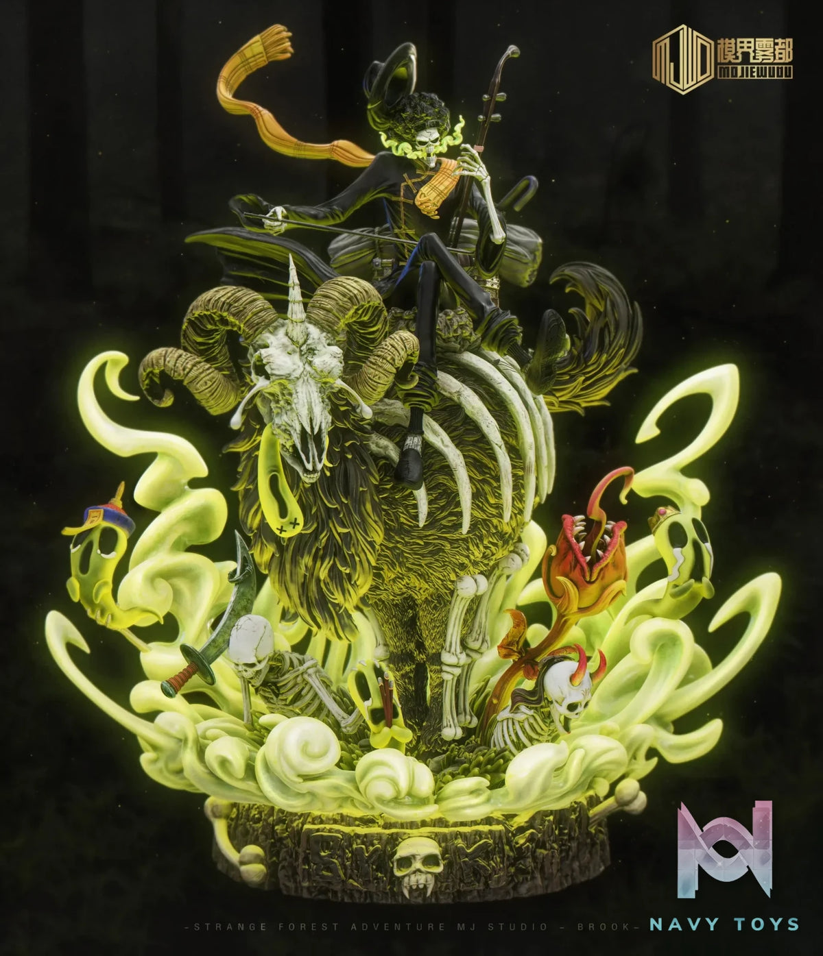 Mo Jie Wu Du Studio – One Piece Strange Forest Adventure #5 Brook & Skeleton Sheep