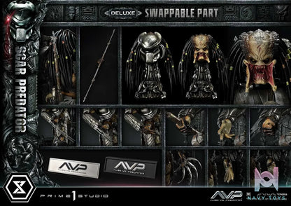 Prime 1 Studio Museum Masterline Alien vs. Predator Scar Predator MMPR-04 MMPR-04DX MMPR-04DXS