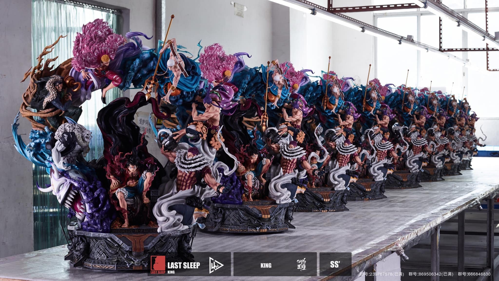 Luffy Last Sleep Of Throne resin statue last sleep studio anime figure