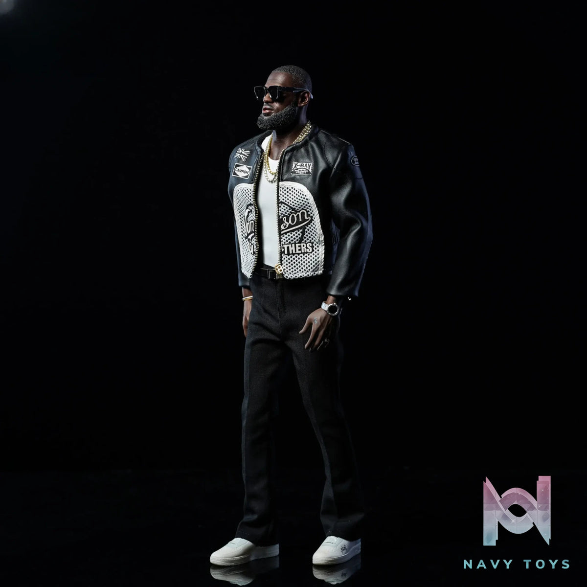 ReSet Studio – 1/6 Leather Jacket LeBron James Articulated Figure Limited Edition NBA