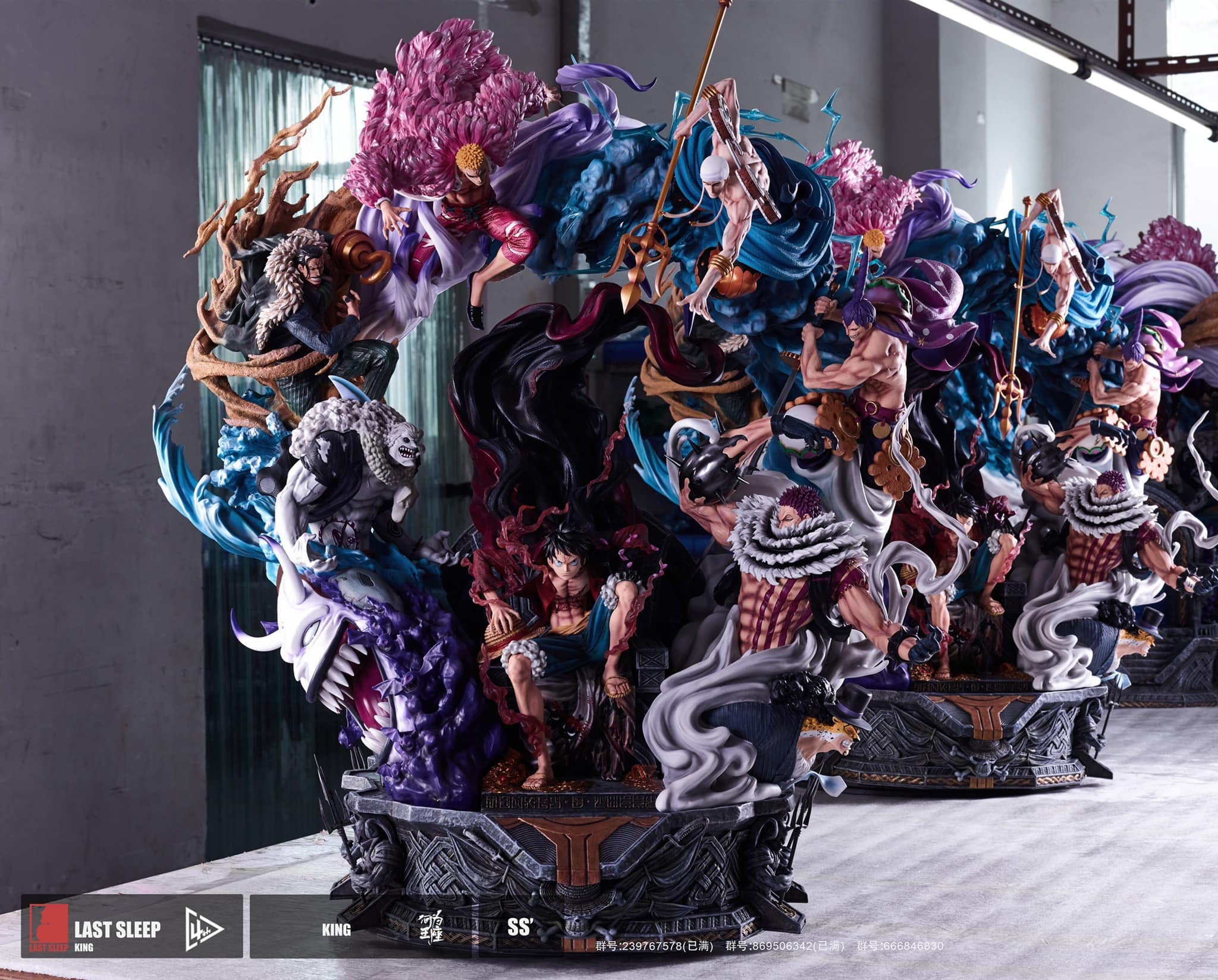 Luffy Last Sleep Of Throne resin statue last sleep studio anime figure