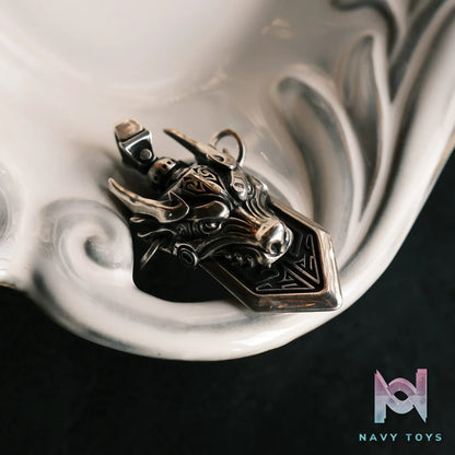 Raven Studio (silver jewelry) – Original Mechanical Yazi the Dragon’s Son Pendant Original