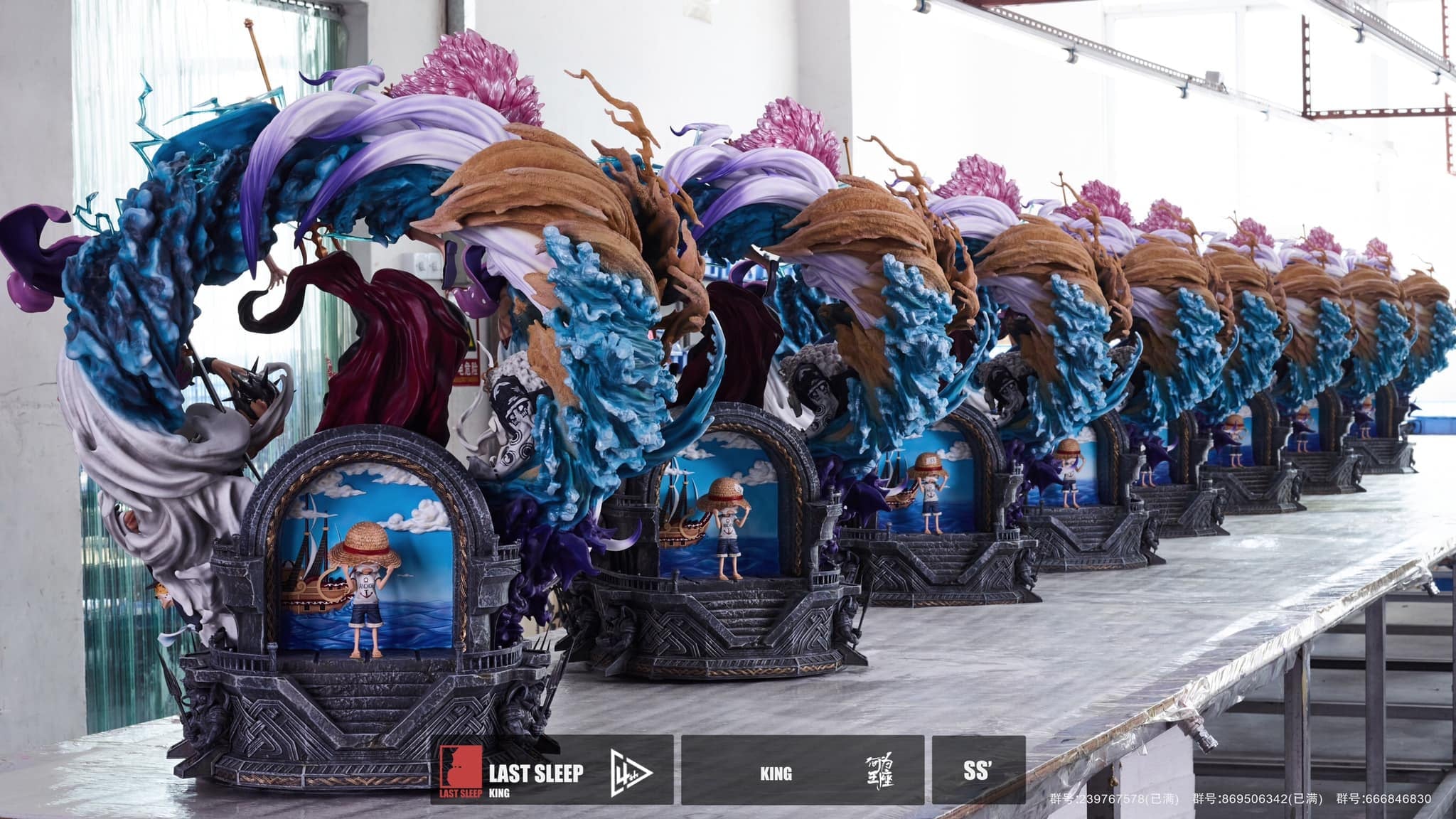 Luffy Last Sleep Of Throne resin statue last sleep studio anime figure