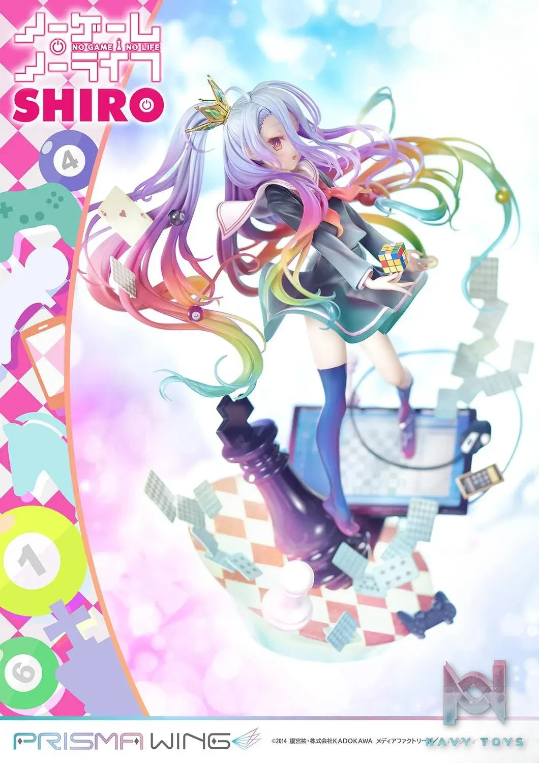 Prime 1 Studio & PRISMA WING Collection – NO GAME NO LIFE Shiro PWNGNL-01P (Licensed)
