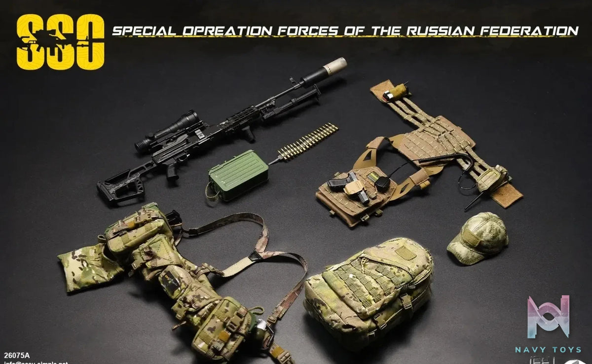 Easy Simple – Russian Federation Special Operations Forces Action Figure 26075A 26075B (Licensed)