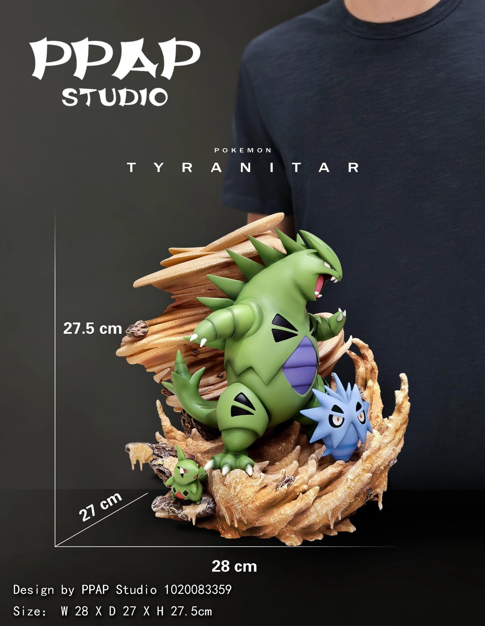Tyranitar Family - Pokemon - PPAP Studio resin statue ppap studio anime figure