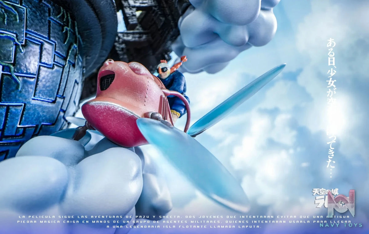 White Deer Studio X Black Ant Studio – Pazu X Sheeta Castle in the Sky