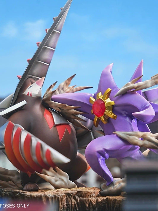 MEGA Starmie VS MEGA Excadrill - Pokémon - MG Studio resin statue mg studio anime figure