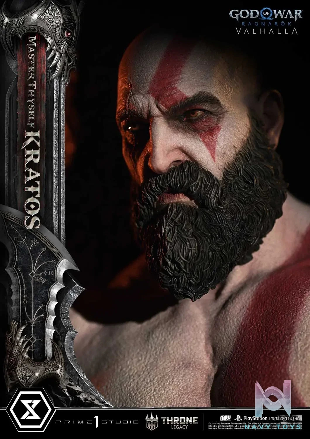 Prime 1 Studio – God of War: Ragnarok Master Thyself Kratos 1/3 Scale Statue TLCGOW-01 TLCGOW-01S (Licensed)