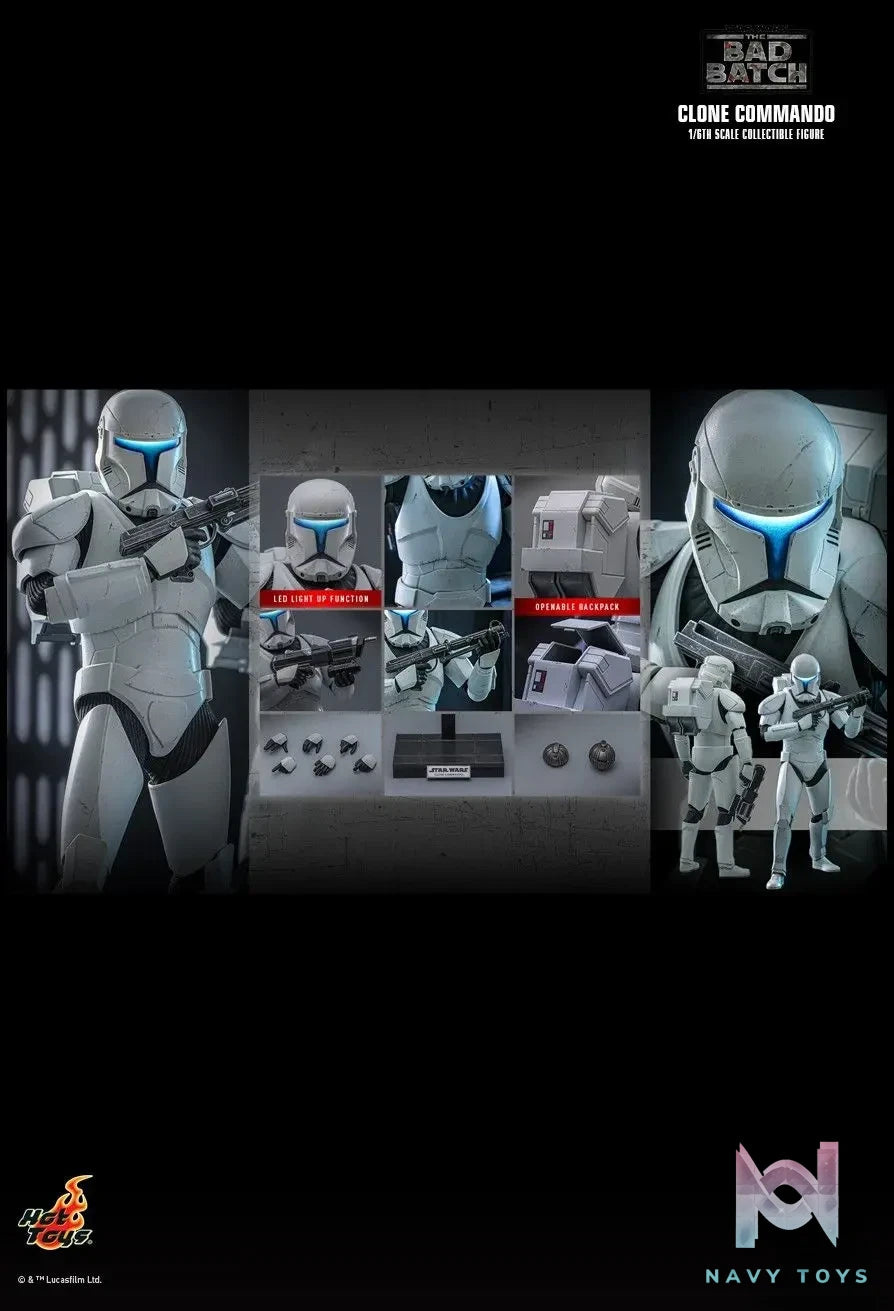 Hottoys Studio – Star Wars: The Bad Batch™ Clone Commando™ 1/6th scale Collectible Figure