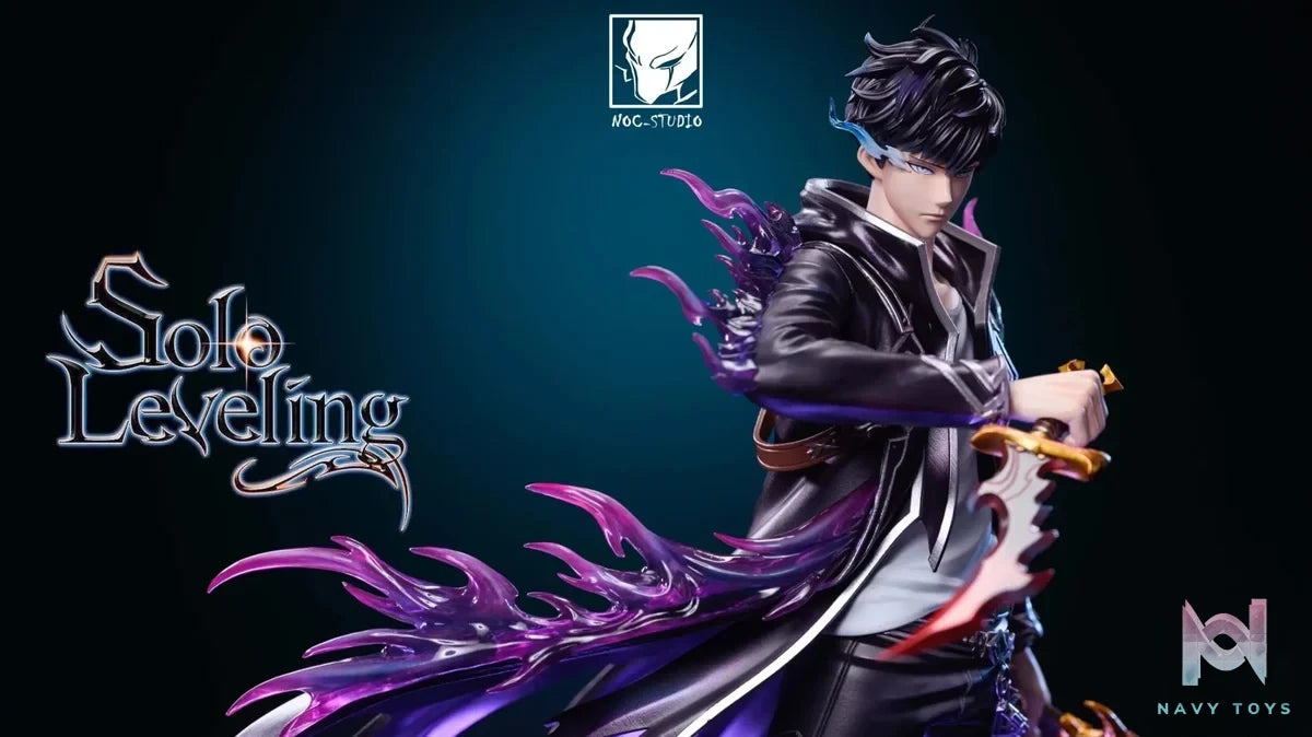 Noc Studio - Solo Leveing Shadow King Sung Jin Woo resin statue Navy Toys anime figure