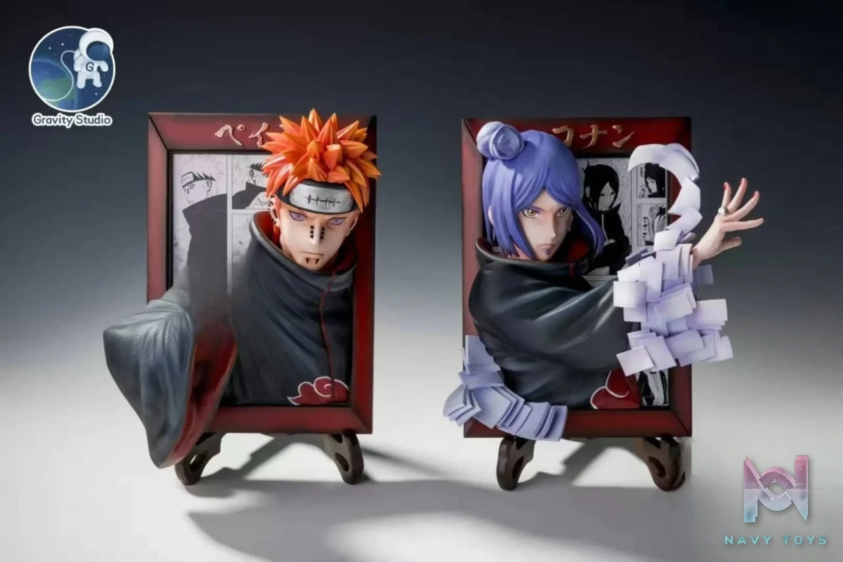 Gravity Studio – Naruto Akatsuki Pain and Konan 3D Photo Frame