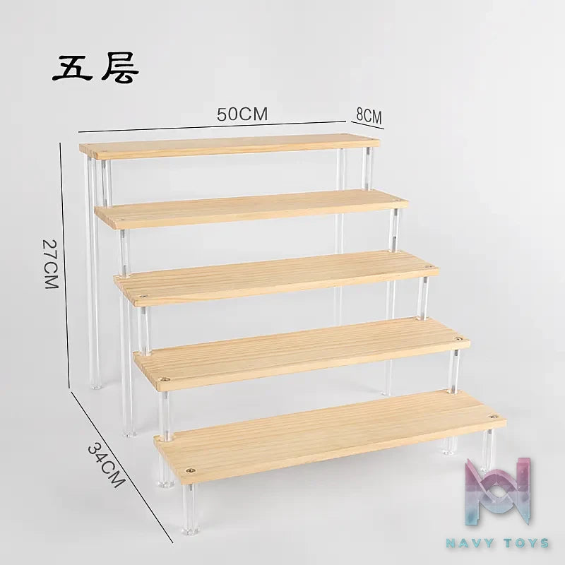 Showcase Factory – Acrylic Stair Display Stand for Nendoroids Blind Boxes Mini Figures