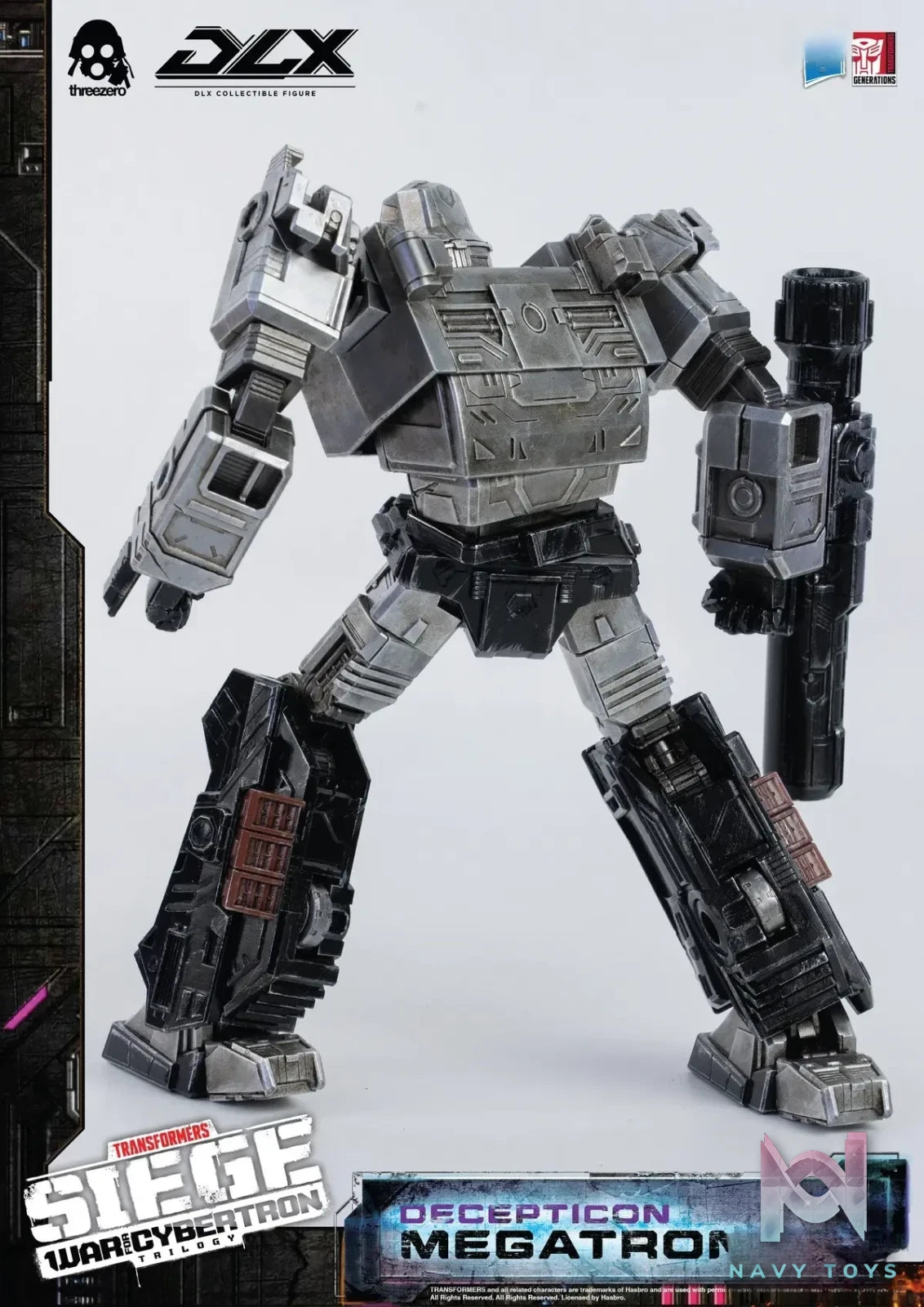 Threezero – Transformers: War for Cybertron DLX 10-inch Megatron (Licensed)