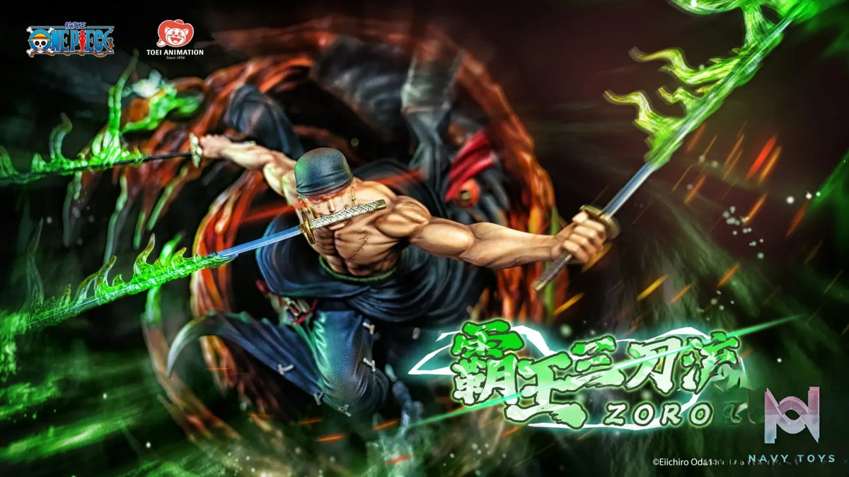 Toei Animation Studio & Light Year Studio – One Piece Roronoa Zoro Overlord Three Sword Style (Licensed)