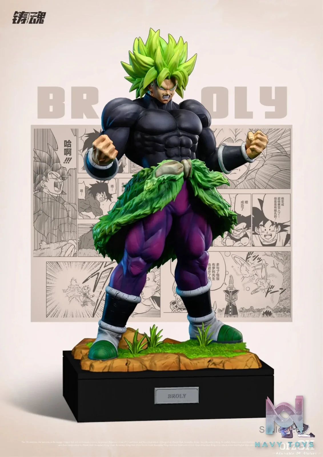 Sculpting Soul Studio - Super Warriors of Universe 7 (Goku, Vegeta, Gohan, Piccolo, Broly) resin statue Navy Toys anime figure