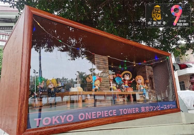 Pin Jiang Studio - Tokyo Tower One Piece Team Mũ Rơm resin statue Pin Jiang Studio anime figure