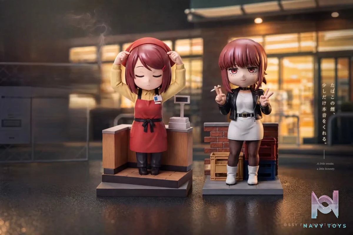 Zhi Meng Studio – Yamada Chibi Figure Smoking Behind the Supermarket with You