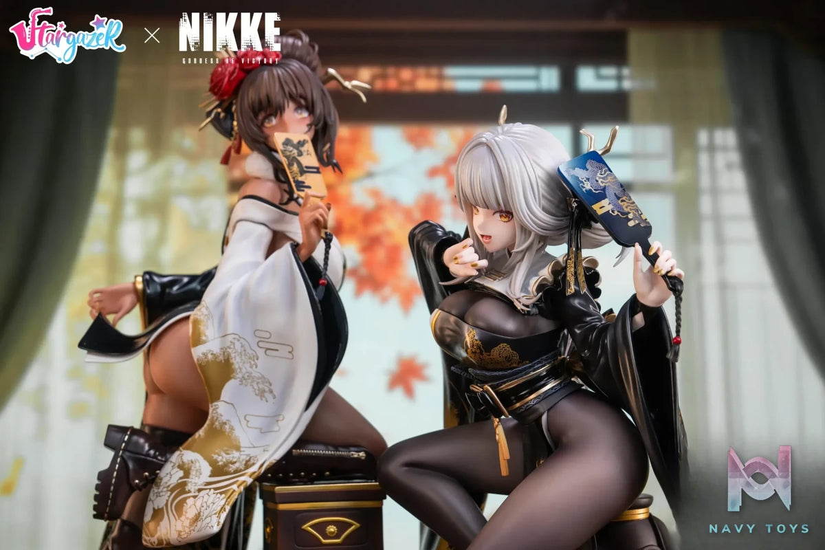 Stargazer – Goddess of Victory NIKKE Blanc White Rabbit X Noir Black Rabbit 1/4 Figure (Licensed)