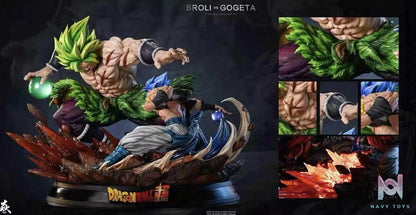 Broly vs Gogeta - Dragon Bal - YYGK Studio ( Sale 50% ) resin statue Navy Toys anime figure