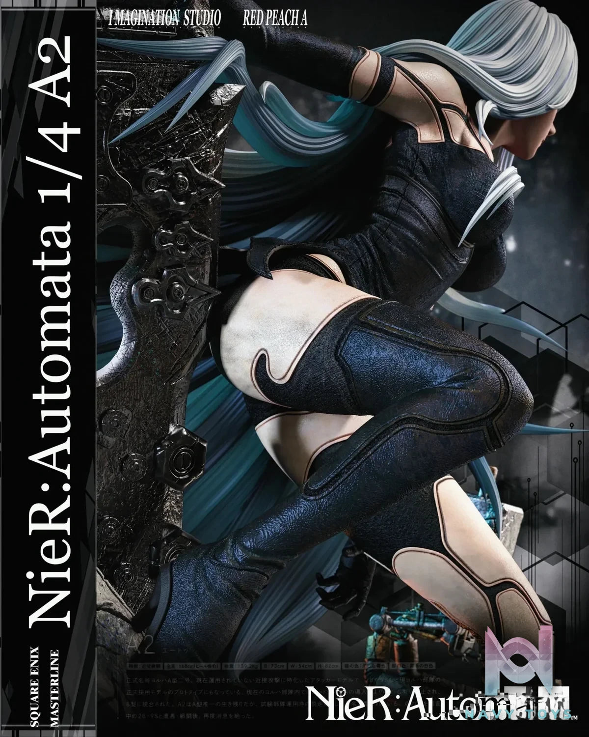 Imagination Studio & Red Peach A Studio - NieR:Automata A2 resin statue Navy Toys anime figure