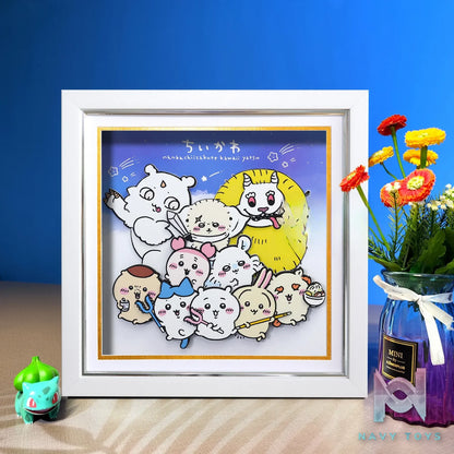 Yu Zhi Jiang Studio – Chiikawa Multiple Characters 3D Decorative Painting Chiikawa