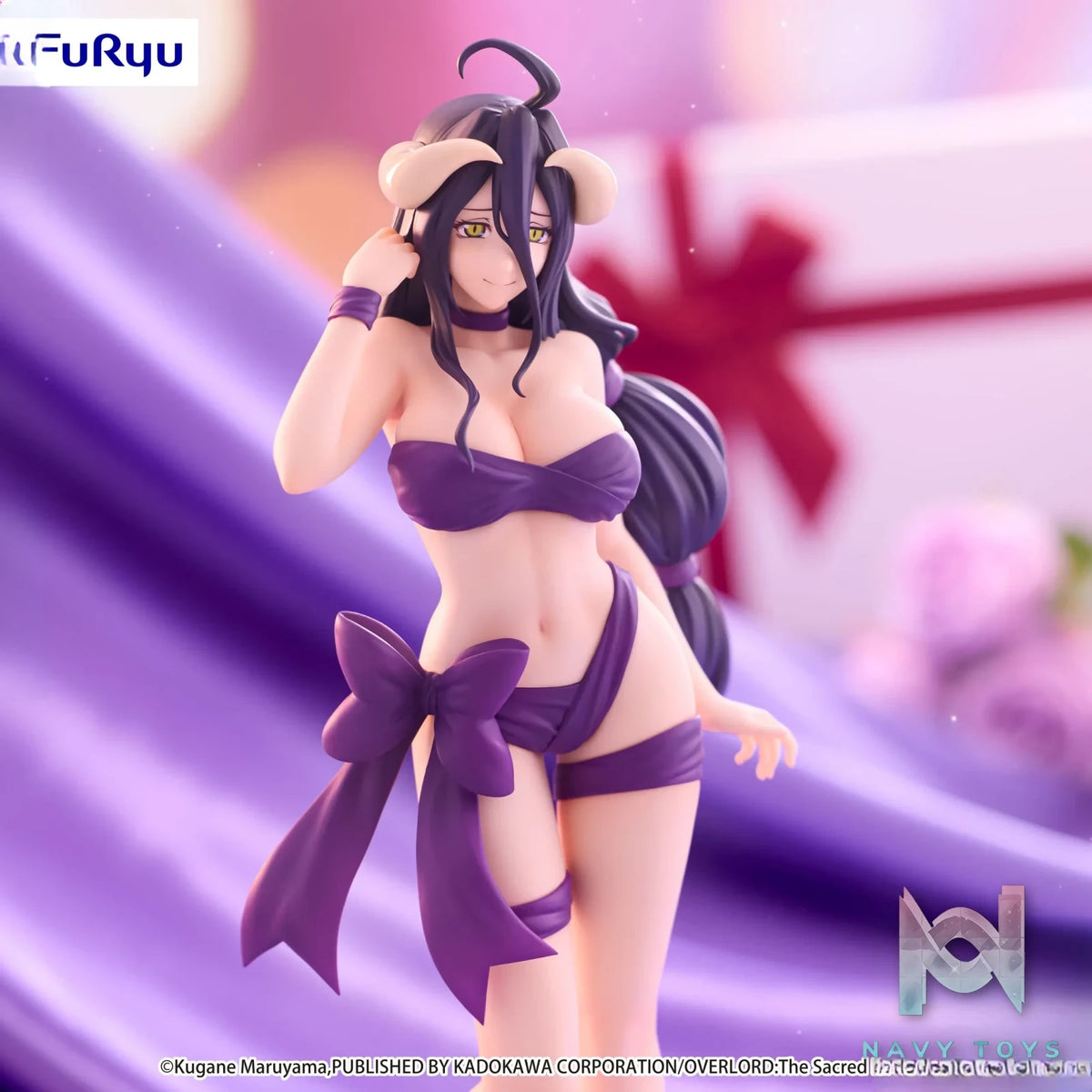 FURYU – OVERLORD BiCute Ribbons Figure Albedo (Licensed)
