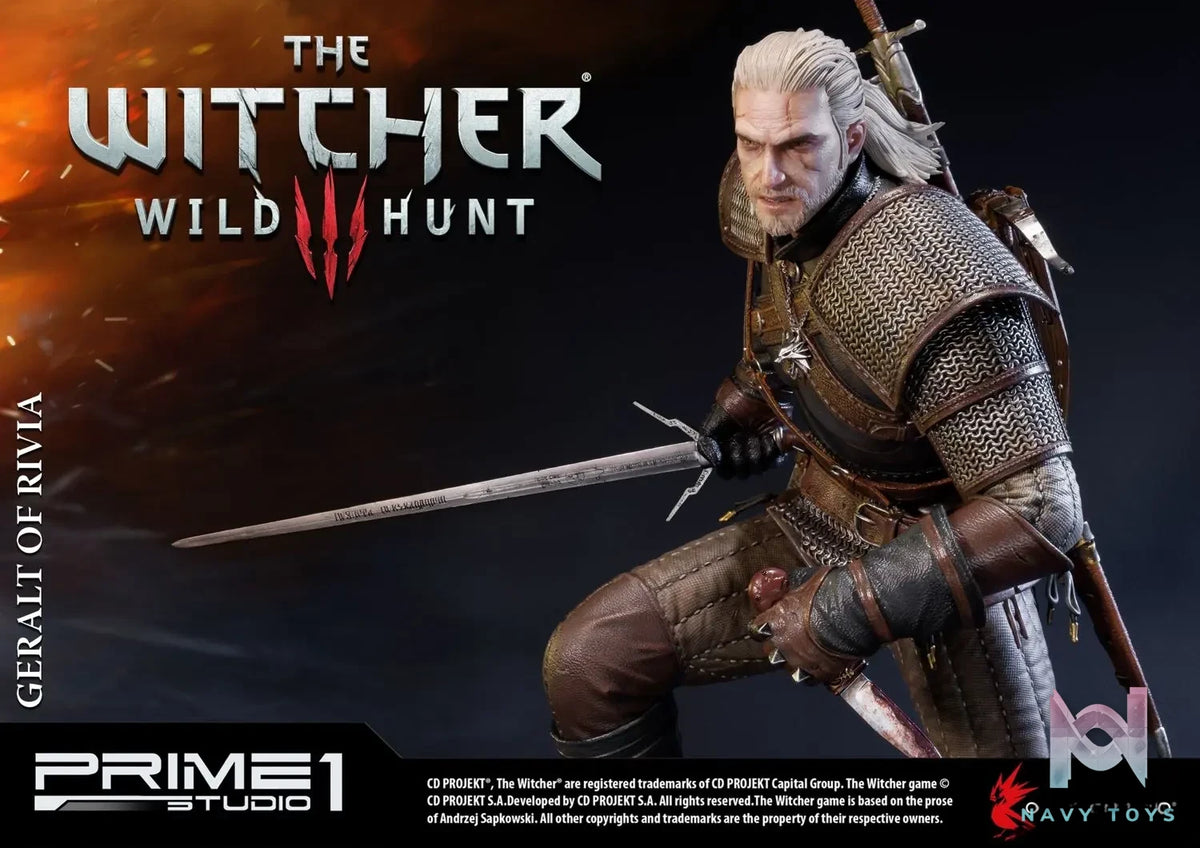 Prime 1 Studio – Premium Masterline The Witcher 3: Wild Hunt Geralt of Rivia PMW3-01 PMW3-01EX (Licensed)