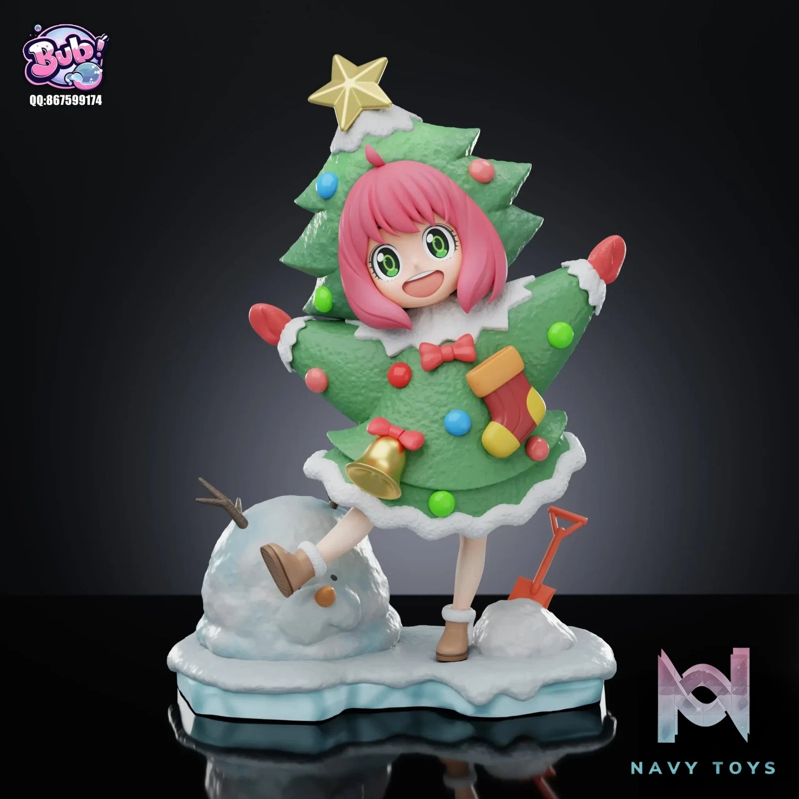 BubbleX Studio – Spy x Family Christmas Tree Anya Forger