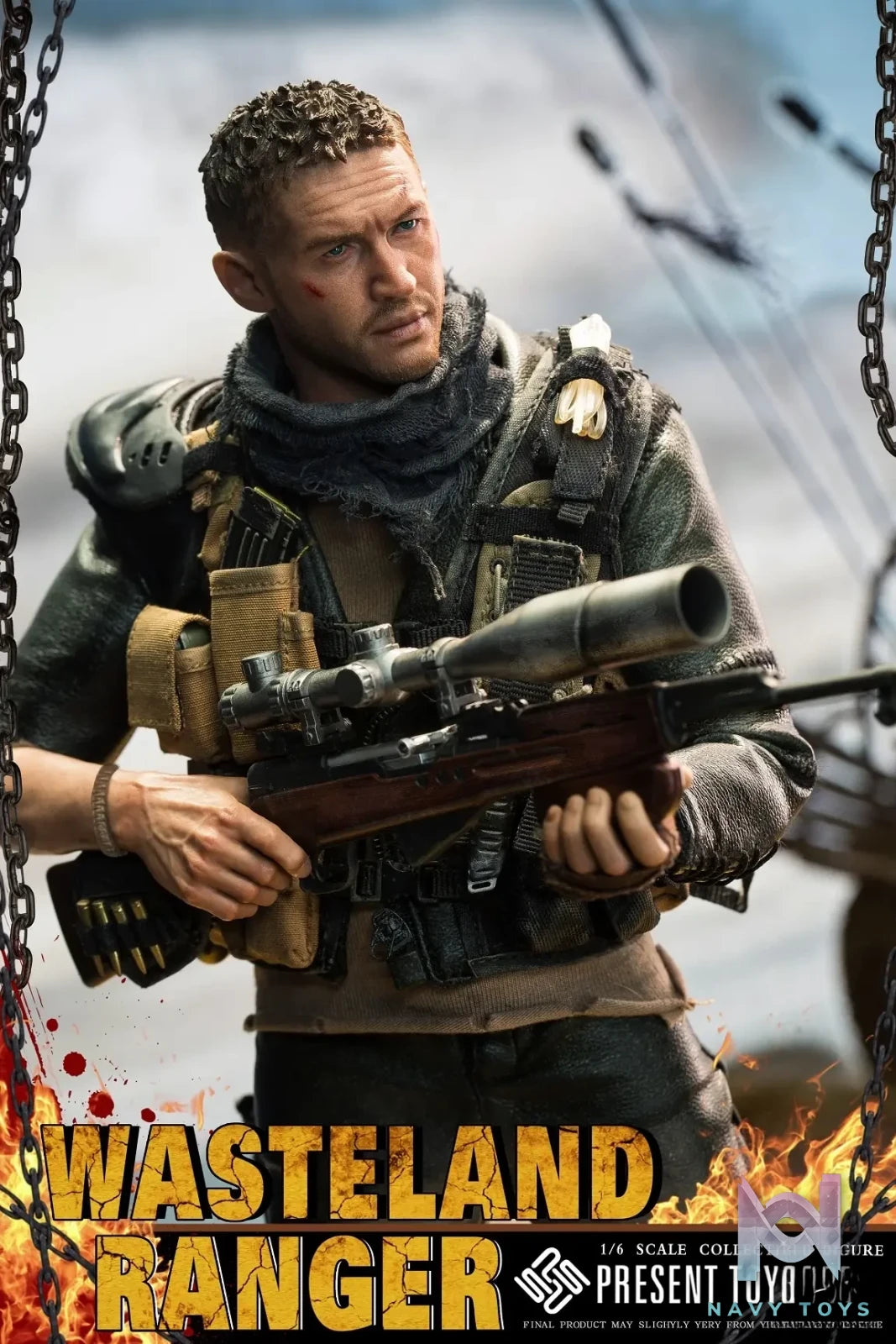 PRESENT TOYS – Wasteland 1/6 collectible toy – WASTELAND RANGER PT-sp56 (Licensed)