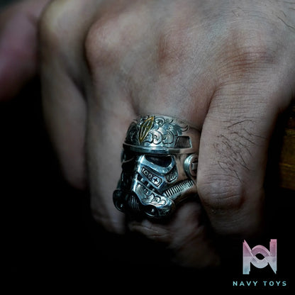 Raven Studio (silver jewelry) – Exclusive “Scrap” White Stormtrooper Ring Original