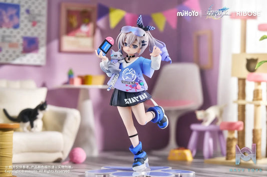 RIBOSE – Honkai: Star Rail Chibi Cat Series Figure Silver Wolf Ver. Complete Figure (Licensed)