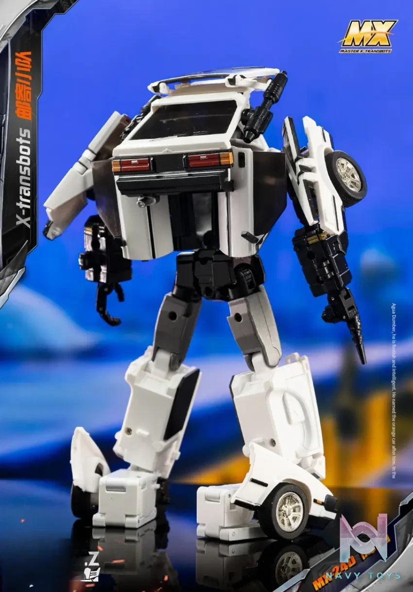 X-Transbots Studio – Yaguchi Omnibot Downshift MX-24R Racer Type Limited Version x MX-24D Diamond Limited Version Transformers